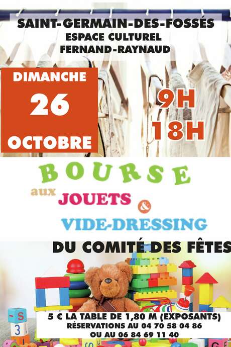 Vide-dressing et bourse aux jouets