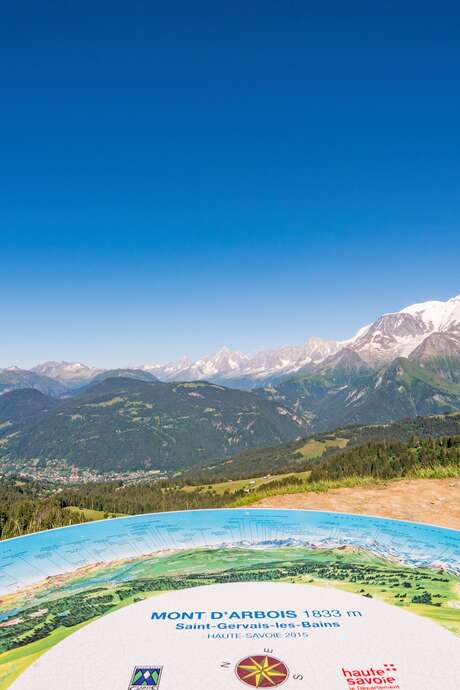 Le Mont d'Arbois au départ du Bettex