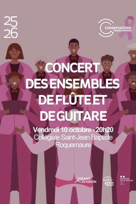 Concert des ensembles de flûte et de guitare