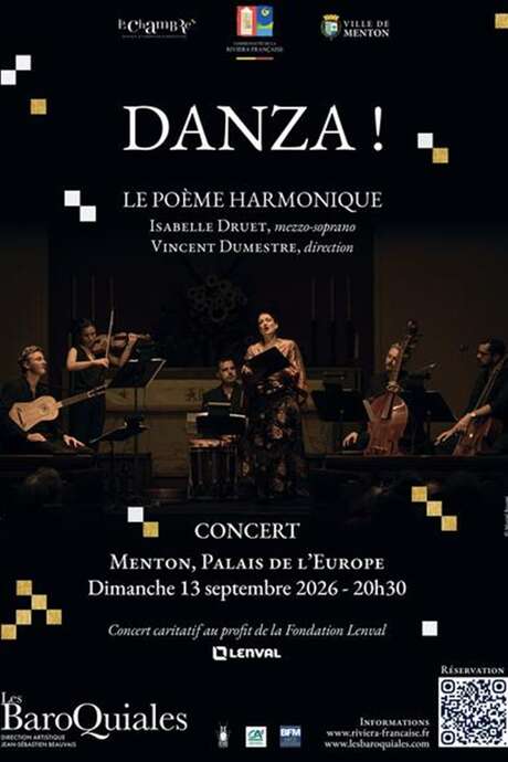 Concert caritatif « Danza ! » par l'ensemble musical Le Poème Harmonique