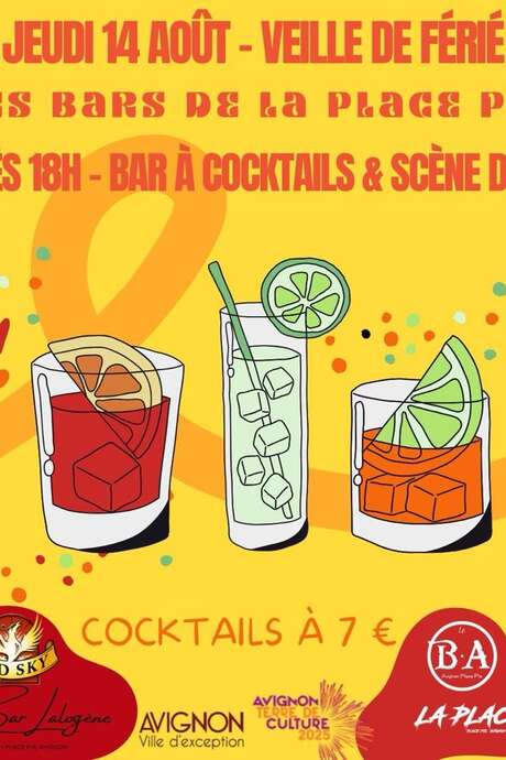 Les bars de la place Pie en fête