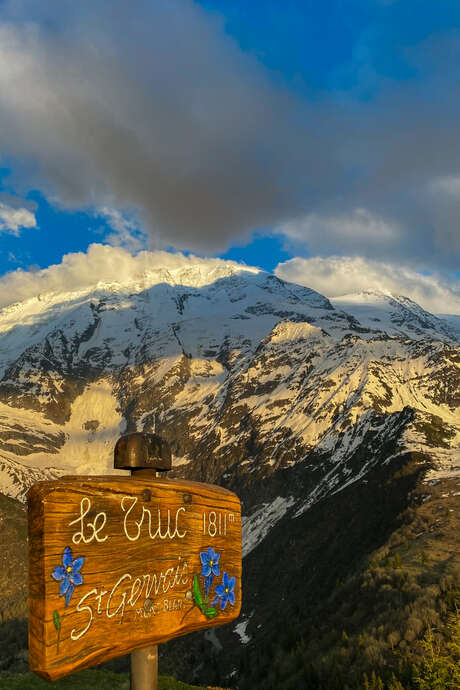 Le Truc au départ de la Gruvaz