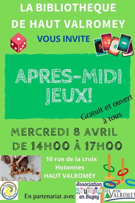 Après-midi jeux à Hotonnes