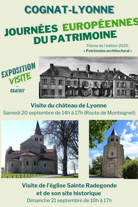 JEP 2025 - Visite de l'église et du château de Cognat-Lyonne