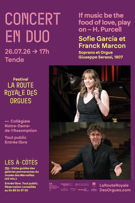Festival international de la Route Royale des orgues : Concert "If music be the food of love"