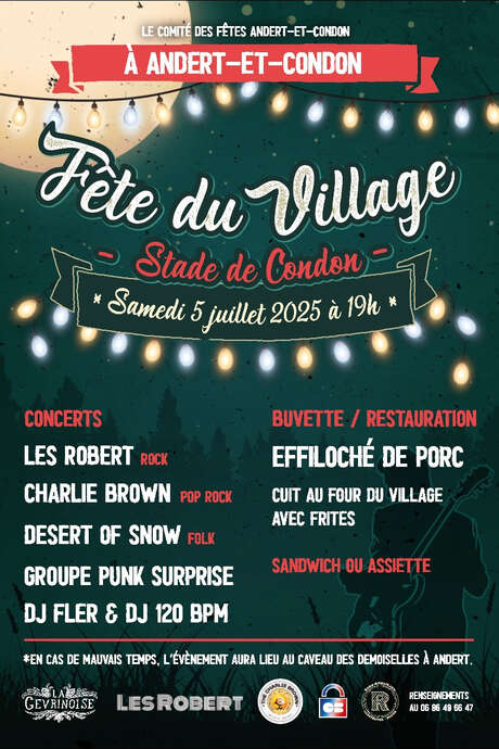 Fête du village à Condon