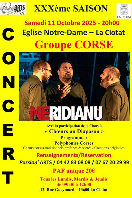 Concerto del gruppo corso Meridianu