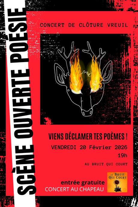 Scène Ouverte Poésie suivi du Concert de Vrueil