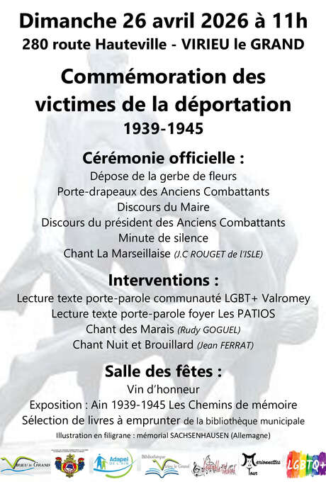 Commémoration des victimes de la déportation 1939-1945