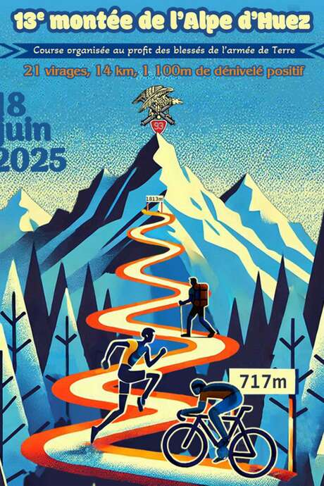 Montée de l'Alpe d'Huez du 93ème RAM