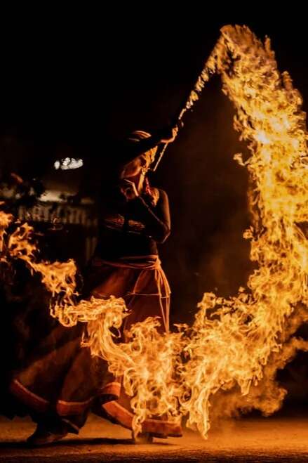 Spectacle enflammé -  SYR  et chamallows grillés