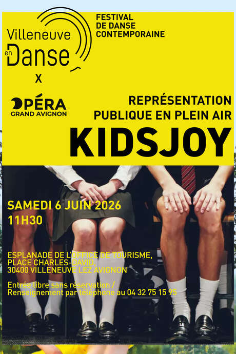 Représentation publique en plein air de «Kidsjoy»