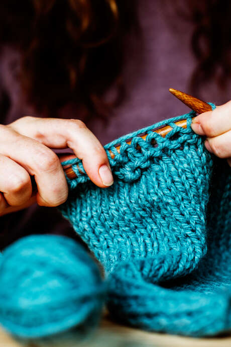 Atelier tricot par l'association "Tricot Bonheur"