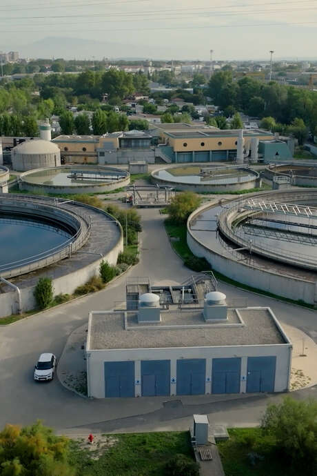 Visite de la station d'épuration de Courtine
