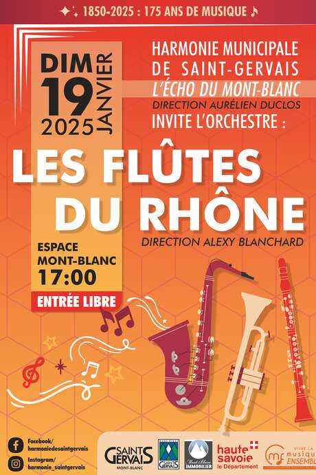 Concert inaugural des 175 ans de l'Harmonie Municipale de Saint-Gervais