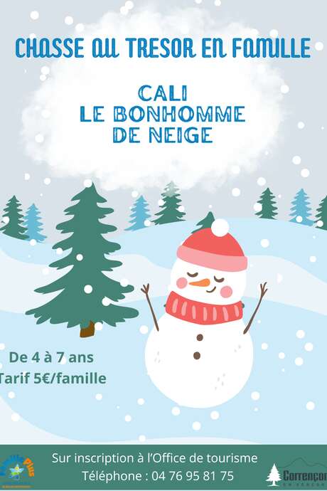 Chasse au trésor - Cali le bonhomme de neige