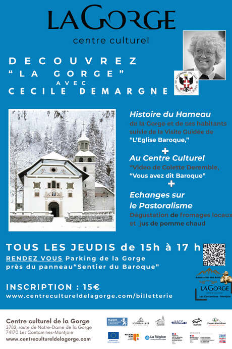 "Découvrez la Gorge" avec Cécile Demargne et le Centre Culturel de la Gorge