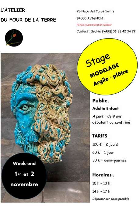 Stage artistique à L'Atelier du Four de la Terre