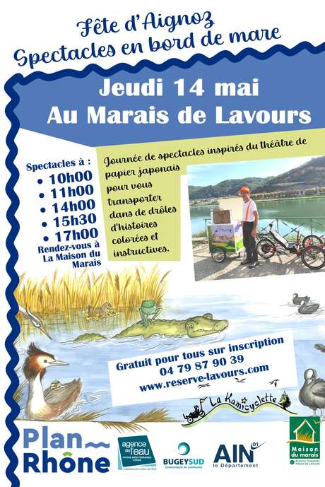 Fête d'Aignoz : spectacle en bord de mare