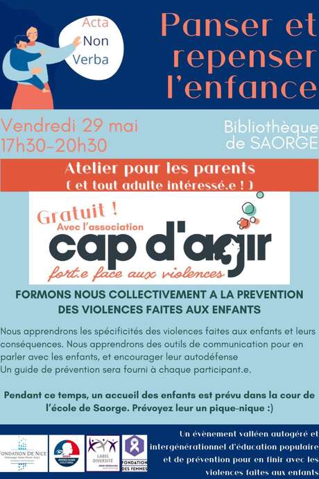 Atelier Cap d'agir : dans le cadre du festival "Panser et repenser l'enfance"