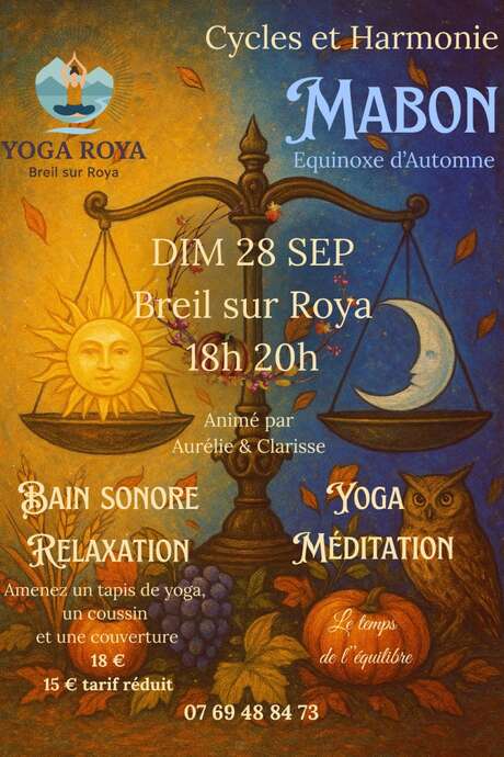 Atelier cycles et harmonie Mabon - Equinoxe d'automne