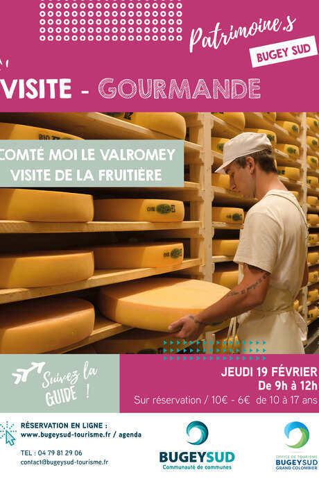Visite gourmande : Comté moi le Valromey, visite découverte de la Fruitière du Valromey