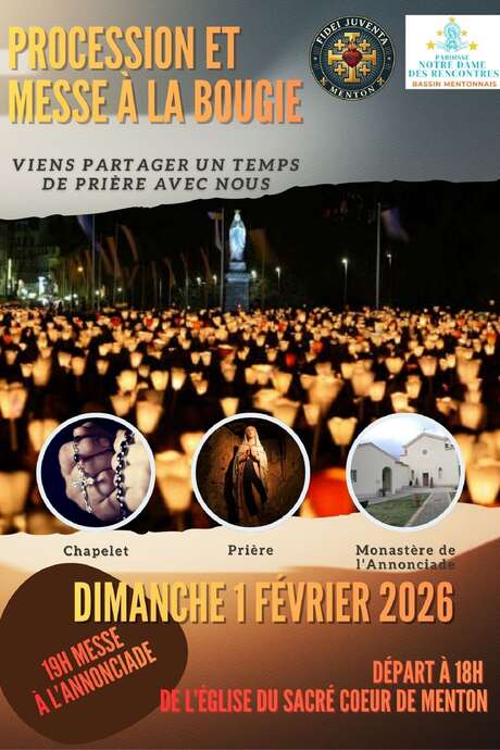 Processione e messa a lume di candela