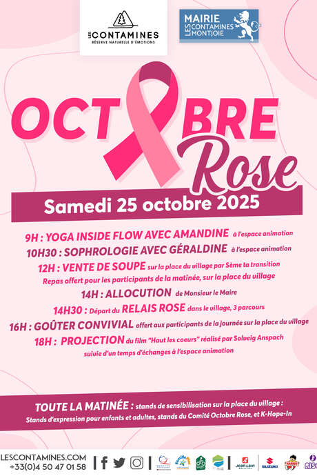 Octobre Rose aux Contamines