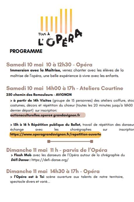 Tous à l'Opera - L'Opéra est à toi