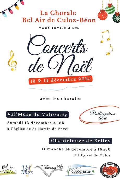 Concert de Noël à Culoz