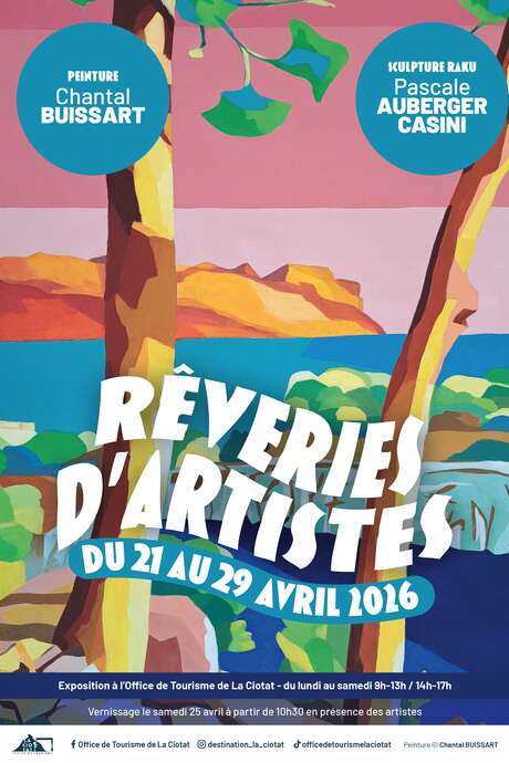 Exposition peintures et céramiques rêveries d'artistes