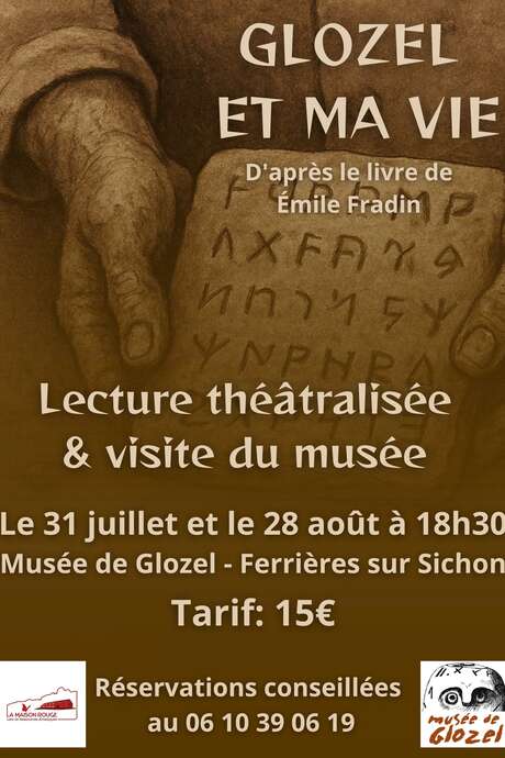 Lecture théâtralisée et visite du musée de Glozel