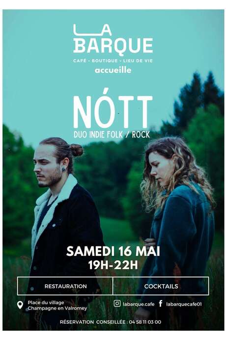 Concert "Nótt" à la Barque