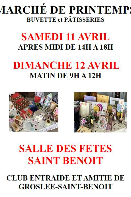 Marché de printemps - Groslée-Saint-Benoit