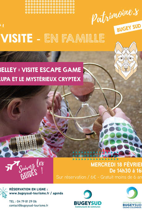 Visite en famille : Lupa et le mystérieux cryptex