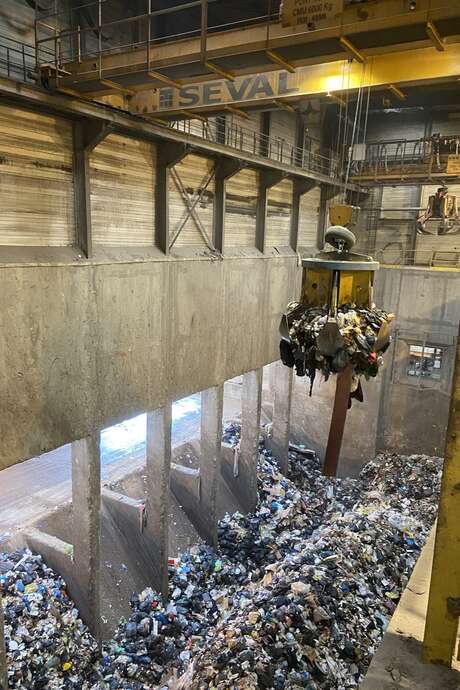 Visite de l'usine de valorisation énergétique et de traitement des ordures ménagères
