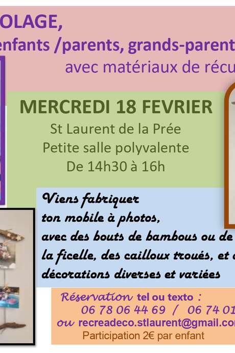 Kinderworkshop : Bastle dein eigenes Fotomobil aus recycelten Materialien