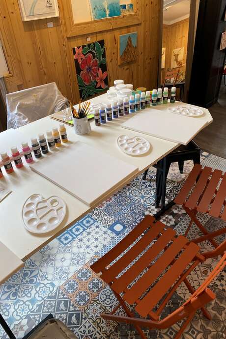 Atelier créatif peinture enfants