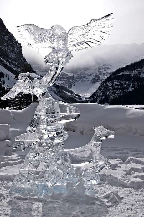 Sculpture sur glace ! Sculpture sur glace !