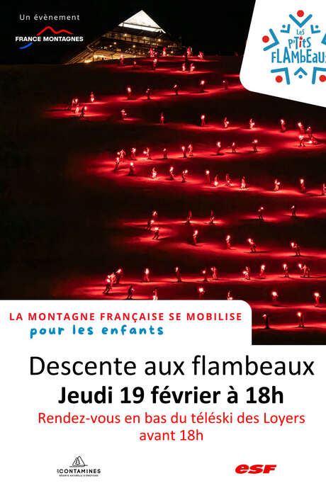 Les p'tits Flambeaux : descente aux flambeaux solidaire