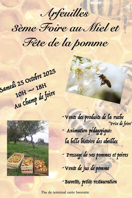 3ème foire au miel et fête de la pomme d'Arfeuilles