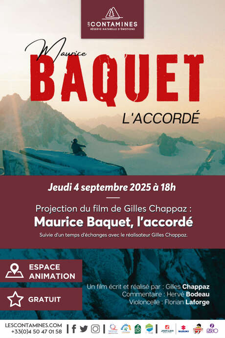 Projection du film "Maurice Baquet, l'accordé"