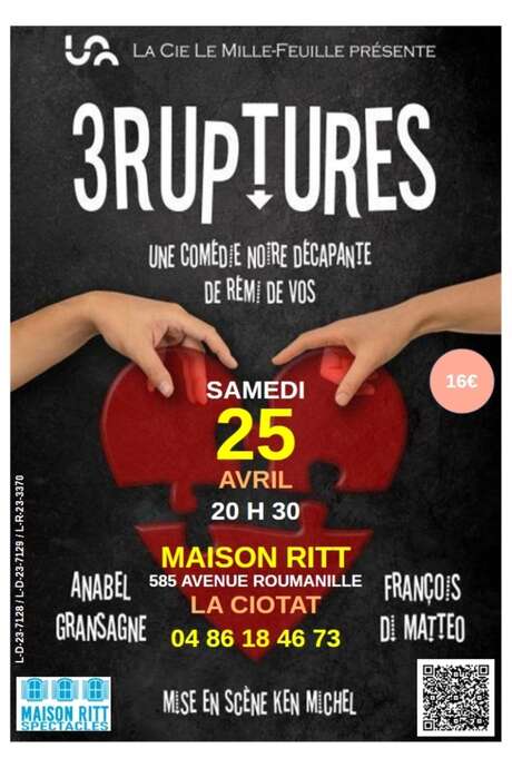 Humoristische Show 3 Trennungen der Theatergruppe Le Mille-Feuille