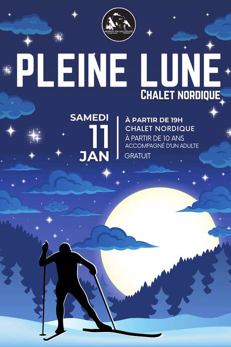 Soirée spéciale pleine lune en skis de fond !