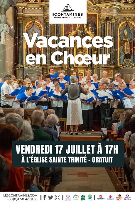 Concert de chant choral avec les choristes de Vacances en Choeur
