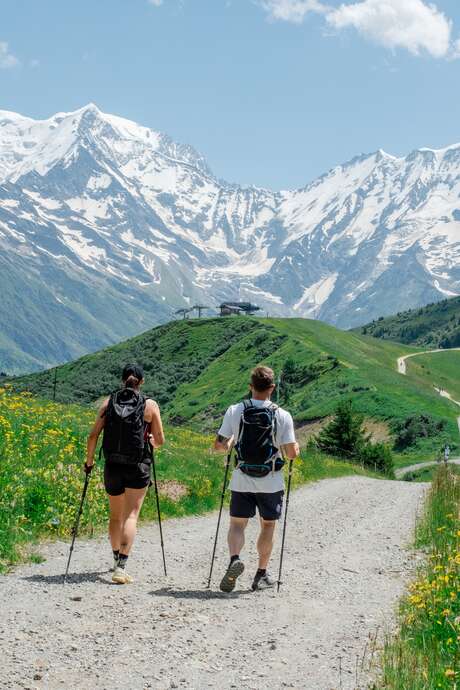 Le Mont Joly au départ du Mont d'Arbois