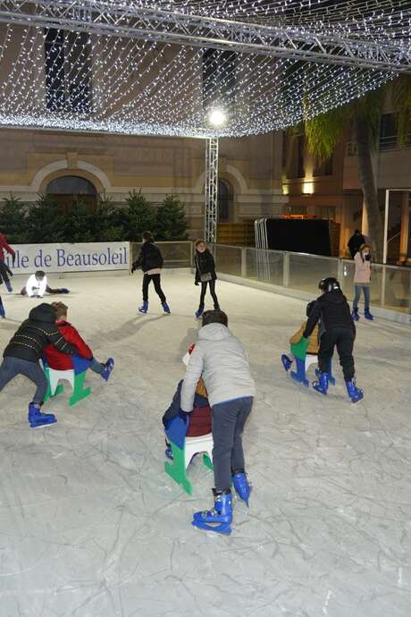 La patinoire de glace