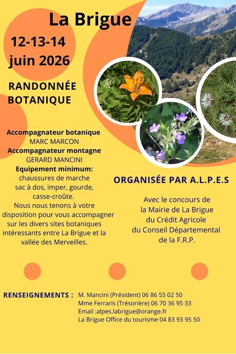 Rando stage botanique, Association A.L.P.E.S