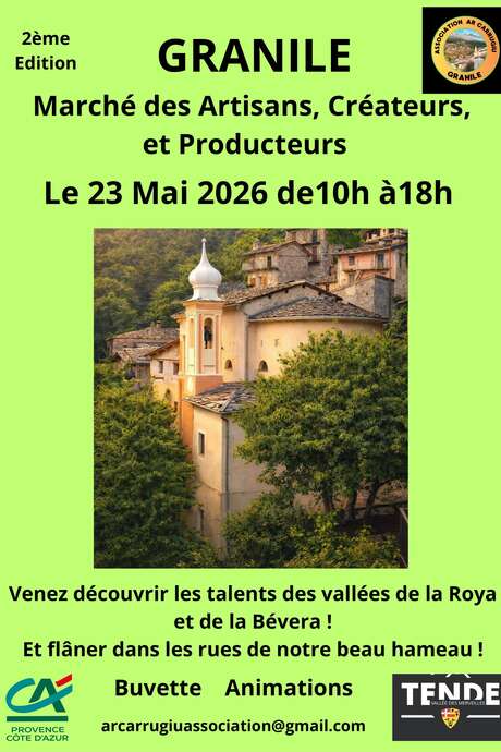 2. Markt der Kunsthandwerker aus dem Roya-Tal