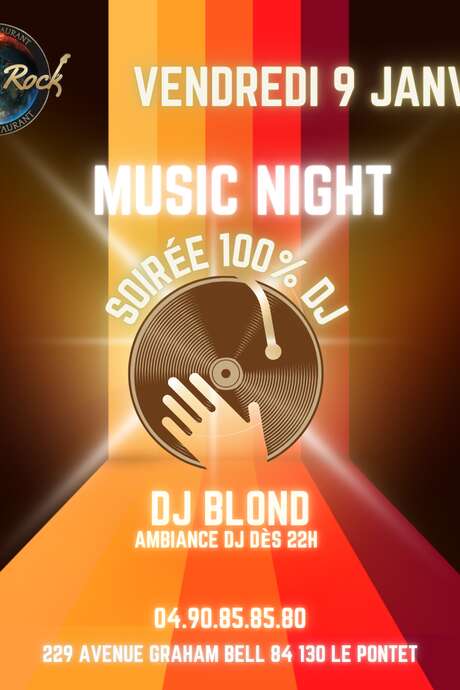 Music night 100% DJ au Planet Rock